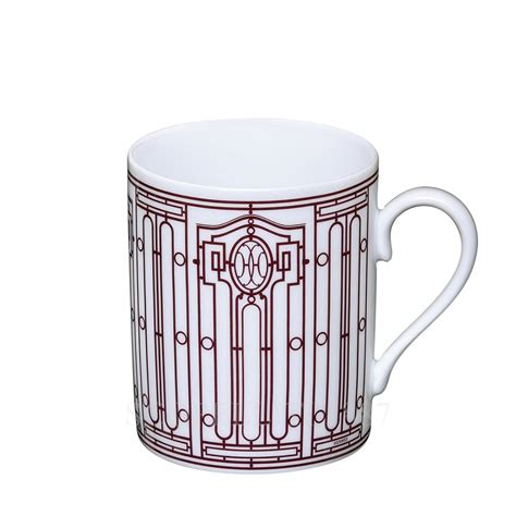 hermes porcelain h deco mug|hermes dinnerware sets.